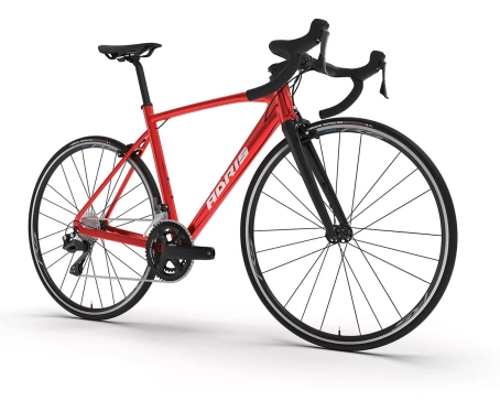Vélo de route L'ASPHALTE SORA PATINS Rouge Sang
