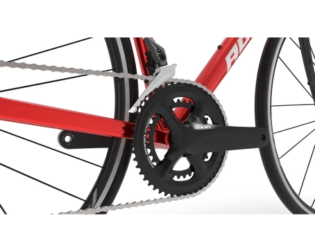 Vélo de route L'ASPHALTE SORA PATINS Rouge Sang