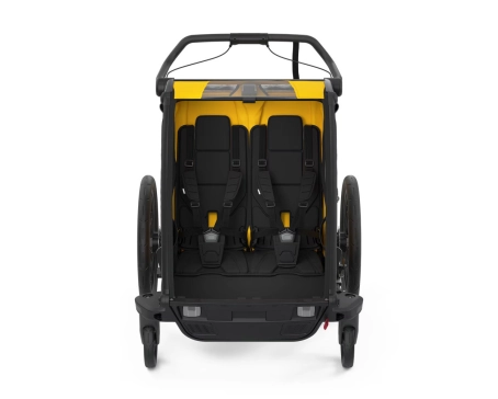 Remorque pour enfant 2 places CHARIOT SPORT Jaune