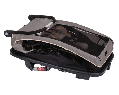 Remorque pour enfant DUO S BS-C10 Gris/Beige/Anthracite