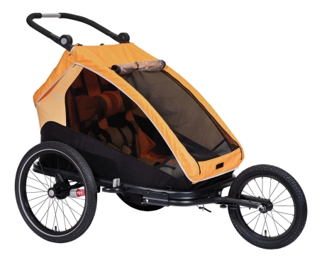 Remorque pour enfant DUO S BS-C10 Orange/Anthracite