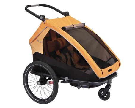 Remorque pour enfant DUO S BS-C10 Orange/Anthracite