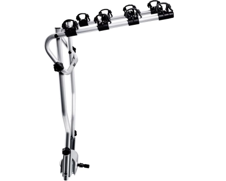 Porte-vélo sur attelage HANGON 4 VÉLOS BASCULABLE Argent
