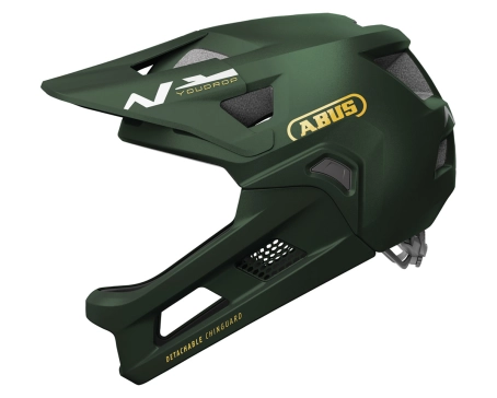 Casque VTT Enfant YOUDROP FF Vert Mousse
