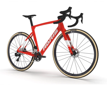 Vélo de cyclo-cross Unisexe LE SOUS-BOIS ULTEGRA DI2 Rouge Fluo