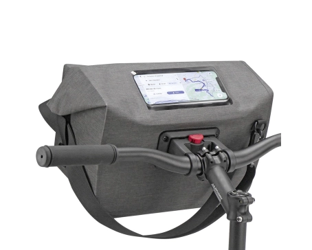 Sacoche de guidon LIGHTPACK MAX WATERPROOF Gris
