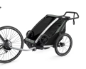 Remorque pour enfant 1 place CHARIOT LITE Aluminium/Vert Agave - Image 2/6