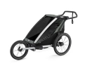 Remorque pour enfant 1 place CHARIOT LITE Aluminium/Vert Agave - Image 5/6