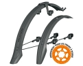 Kit de garde-boues avant/arrière 26/28 VELOFLEXX 55 Noir - Image 1/3