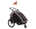 Remorque pour enfant DUO S BS-C10 Gris/Beige/Anthracite - Image 5/8