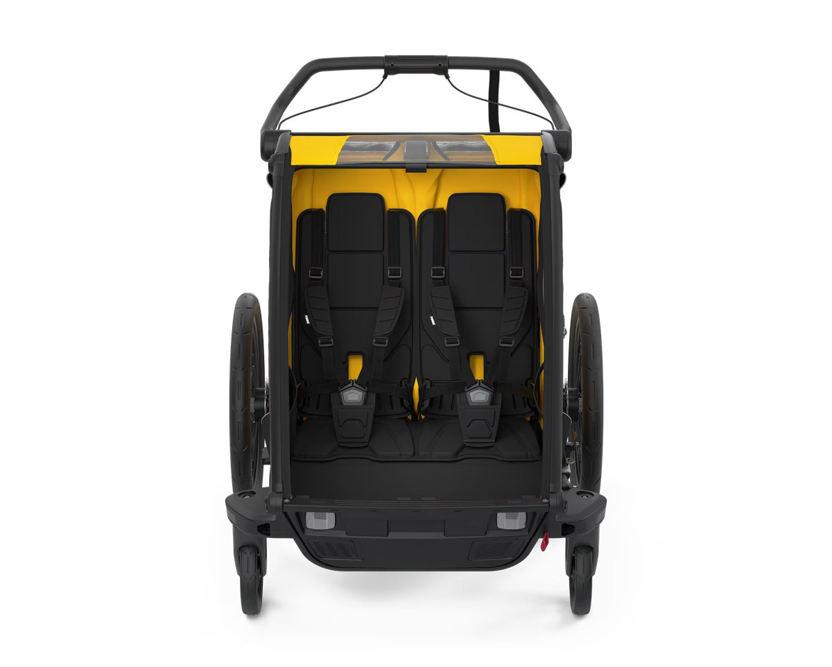 Remorque pour enfant 2 places CHARIOT SPORT Jaune