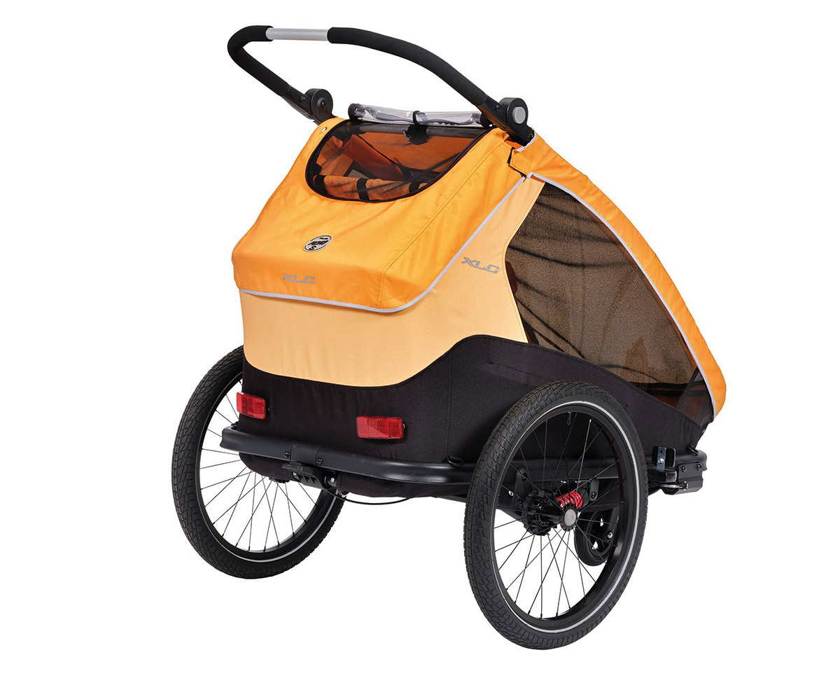Remorque pour enfant DUO S BS-C10 Orange/Anthracite