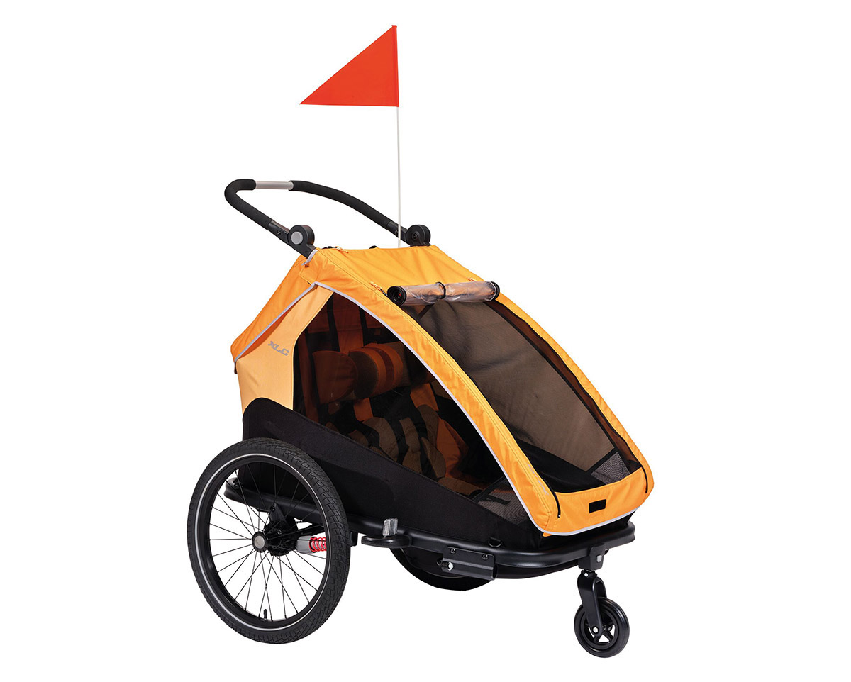 Remorque pour enfant DUO S BS-C10 Orange/Anthracite