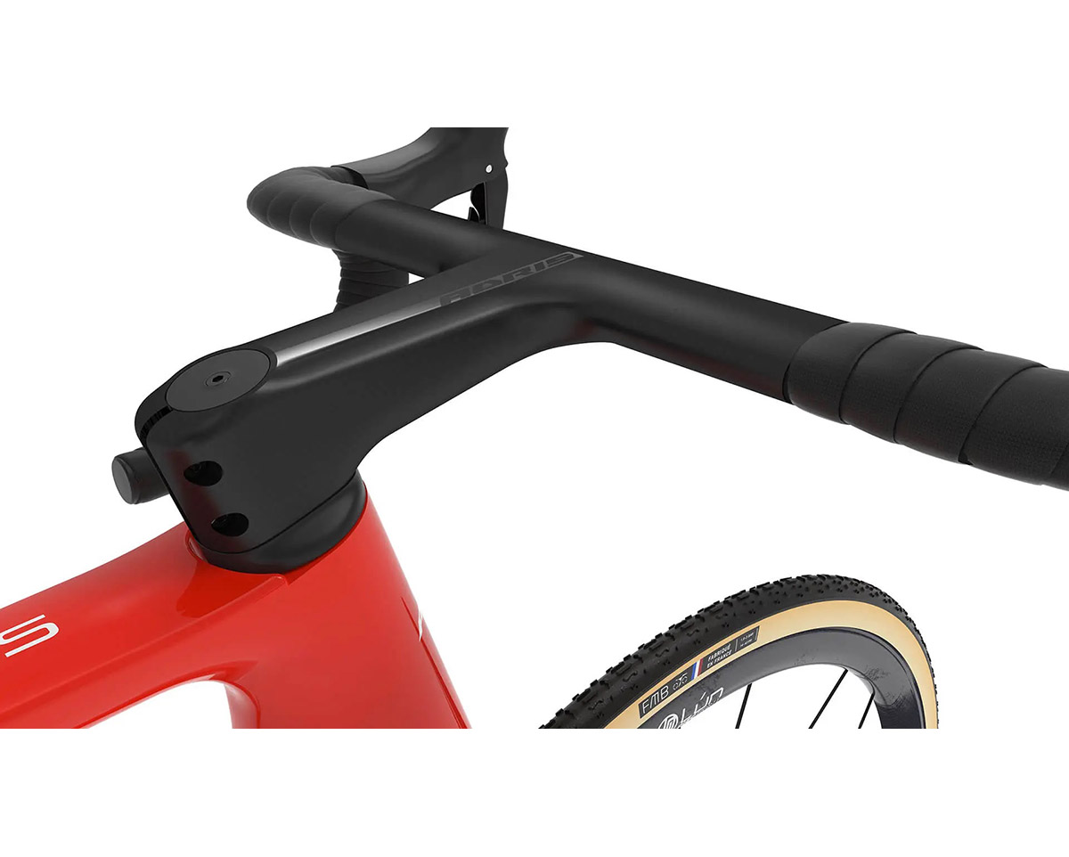 Vélo de cyclo-cross Unisexe LE SOUS-BOIS ULTEGRA DI2 Rouge Fluo