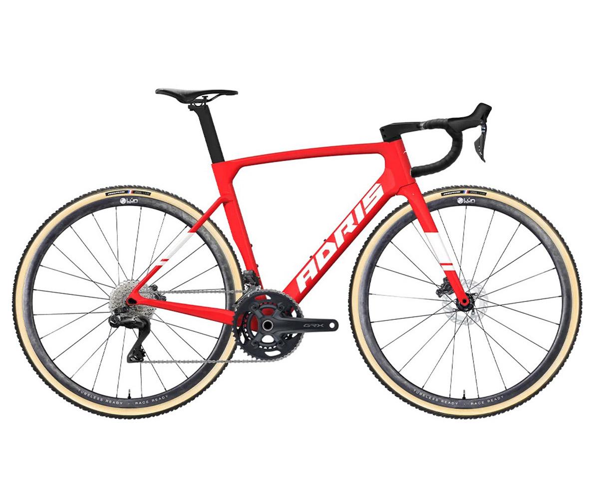 Vélo de cyclo-cross Unisexe LE SOUS-BOIS ULTEGRA DI2 Rouge Fluo