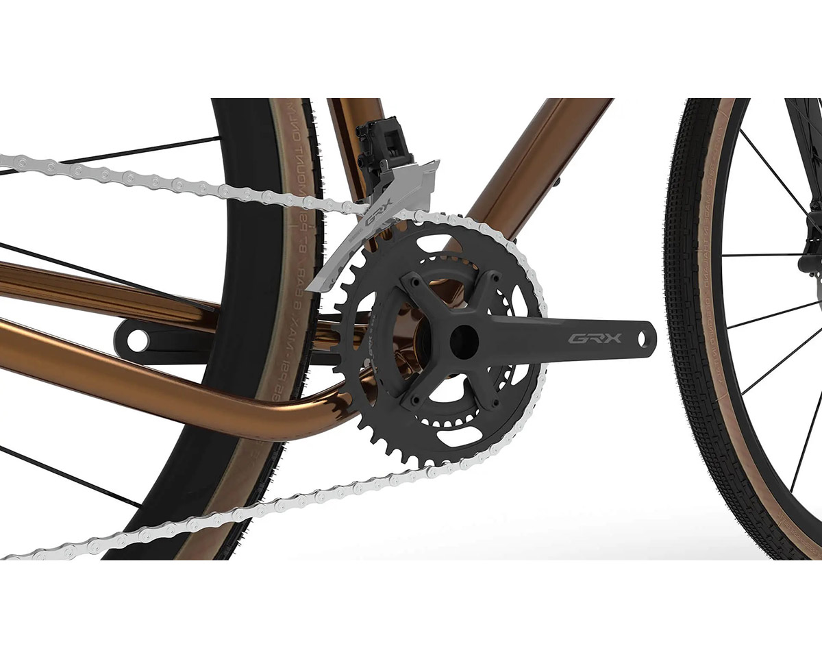 Vélo Gravel Unisexe LE VADROUILLE GRX400 Marron