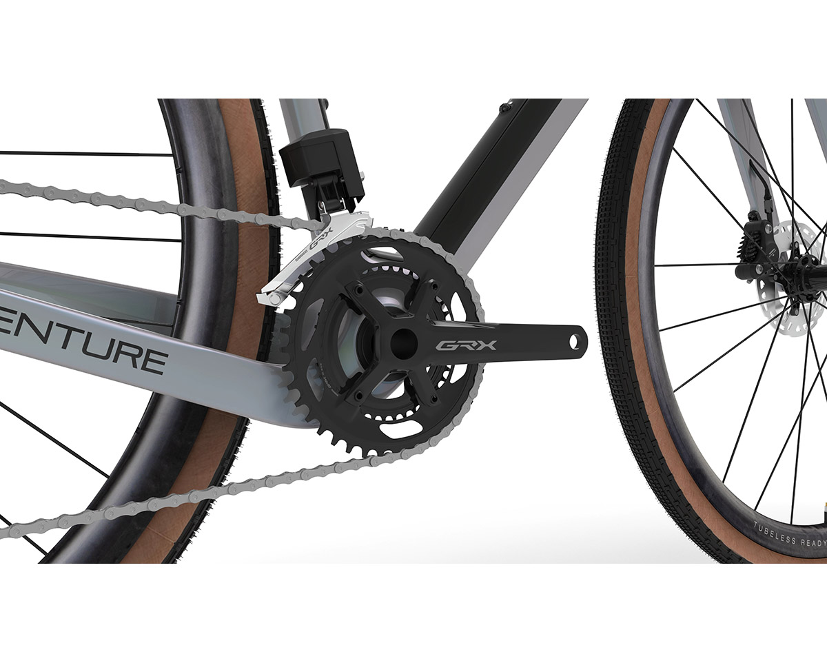Vélo Gravel Unisexe L'AVENTURE GRX820 DI2 Gris Bleuté