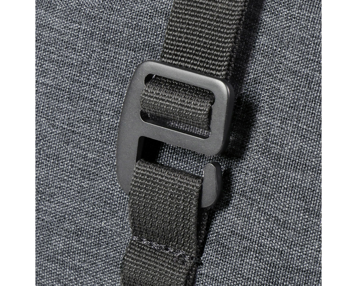 Sacoche de porte-bagage arrière RACKPACK CITY RACKTIME Gris/Noir