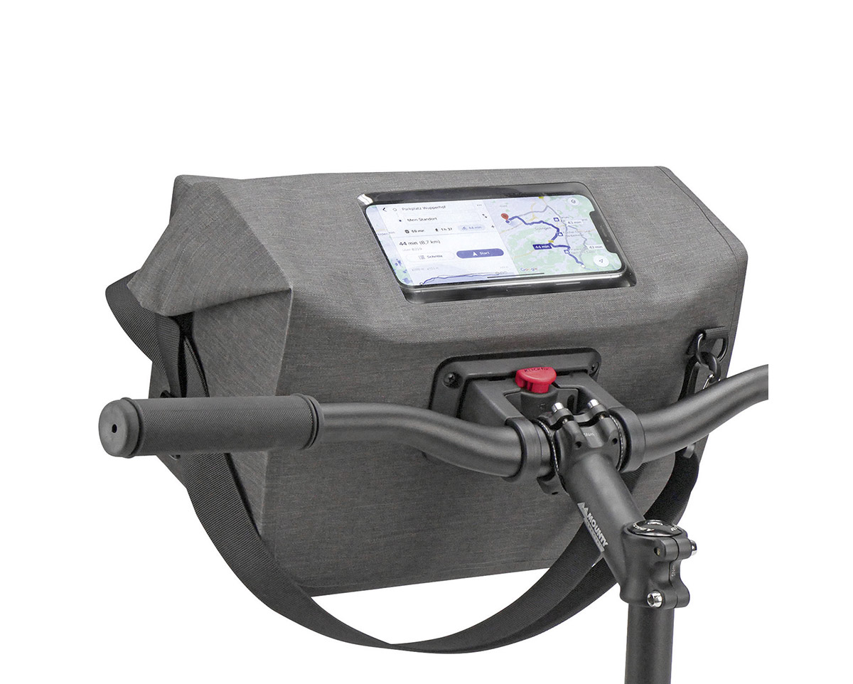 Sacoche de guidon LIGHTPACK MAX WATERPROOF Gris