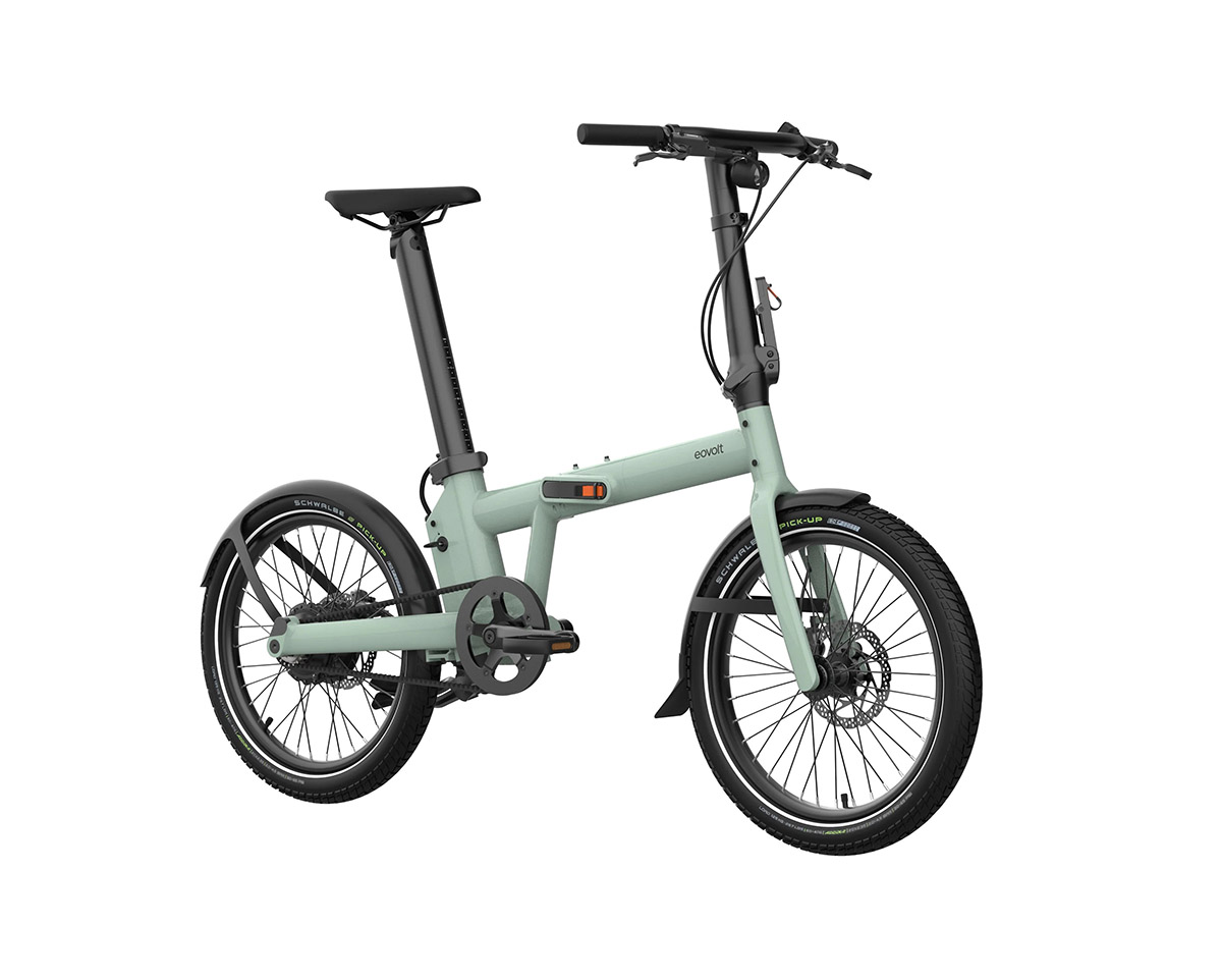 Vélo électrique urbain pliant Unisexe AFTERNOON PRO Vert Fumé