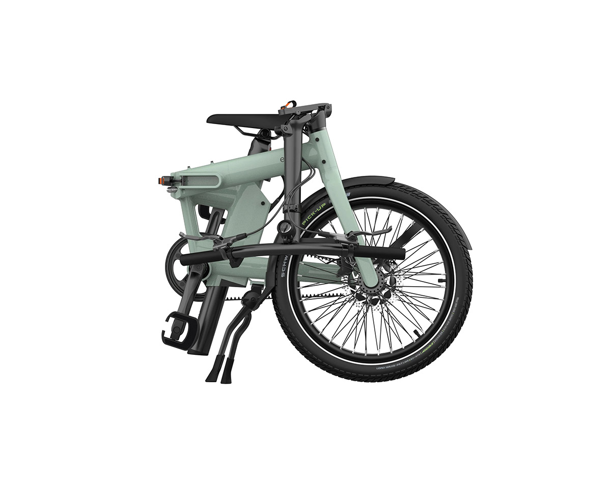 Vélo électrique urbain pliant Unisexe AFTERNOON PRO Vert Fumé