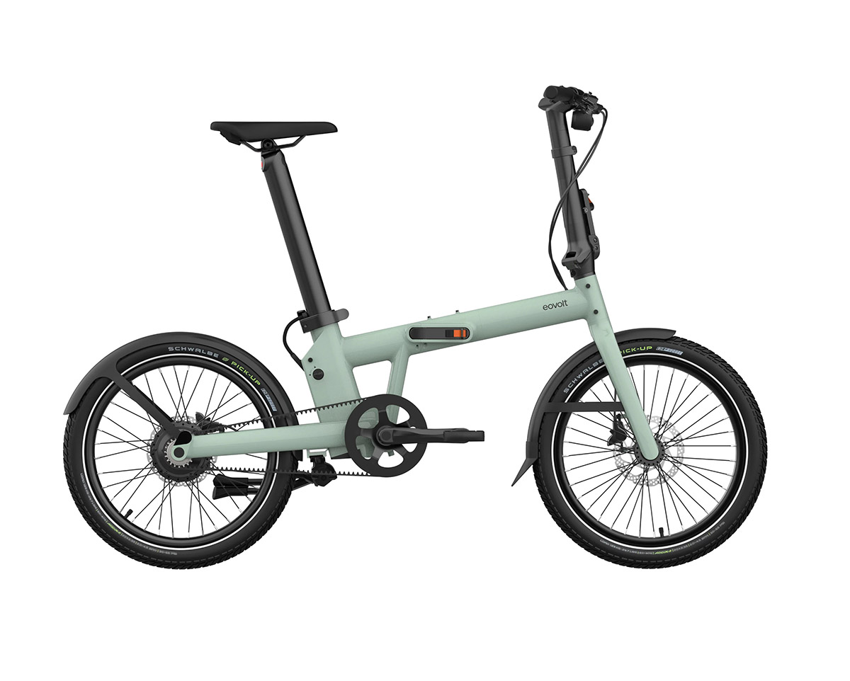 Vélo électrique urbain pliant Unisexe AFTERNOON PRO Vert Fumé
