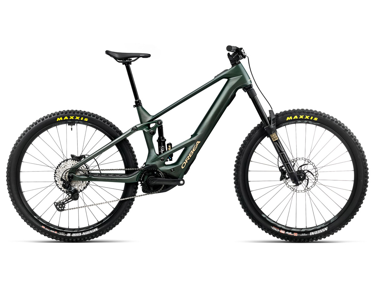 VTT électrique tout suspendu Unisexe WILD M20 Vert Forêt